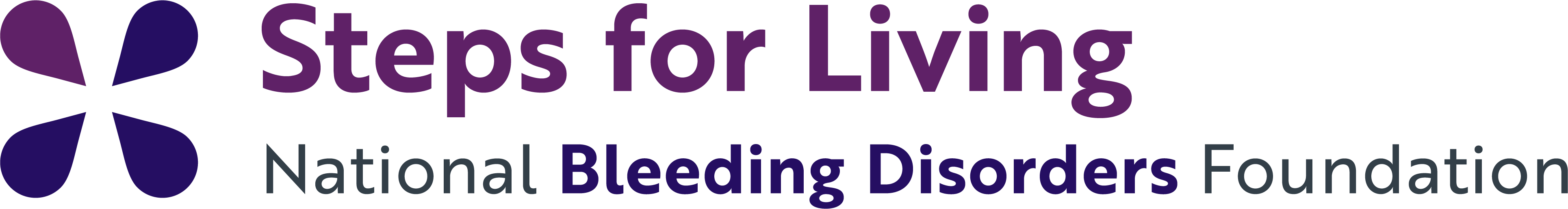 Steps for Living | National Bleeding Disorders Foundation Logo